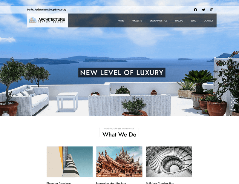 Site de Prezentare BiT4U Arhitecture Design Website BiT4U