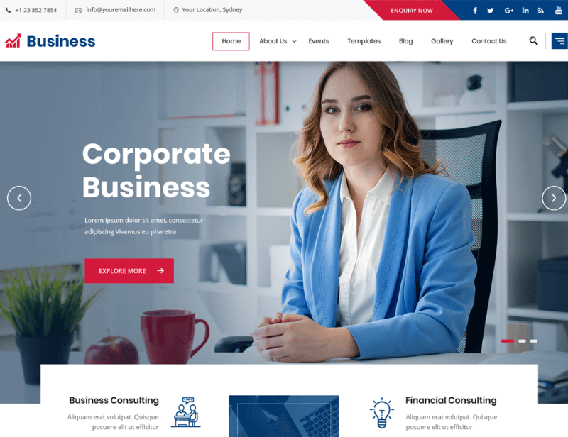 Site de Prezentare BiT4U Business Consulting Website BiT4U