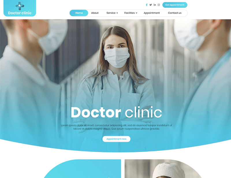 Site de Prezentare BiT4U Doctor Clinic Website BiT4U