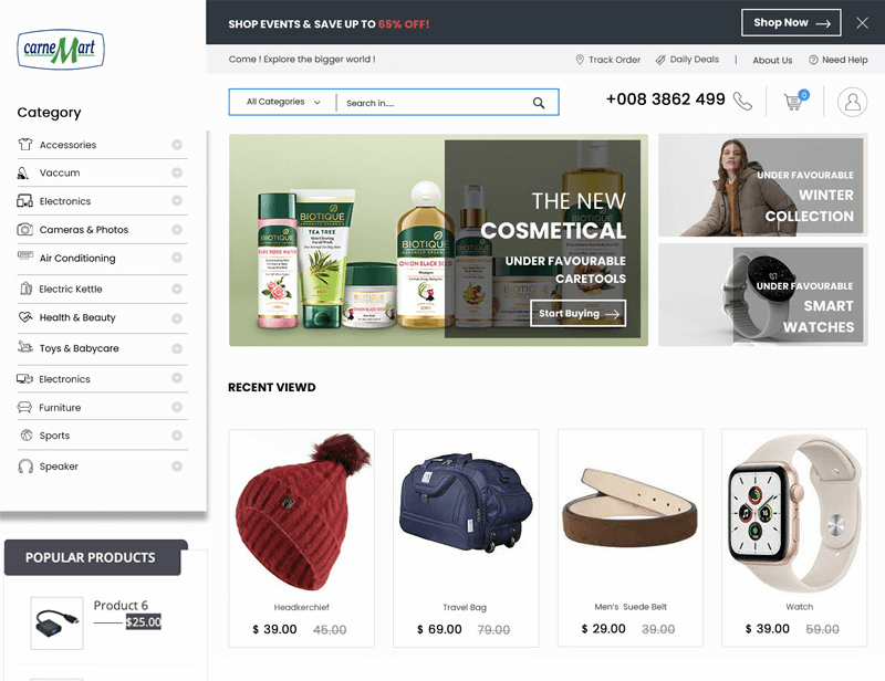 Magazin Online BiT4U E-Commerce 2 Website BiT4U