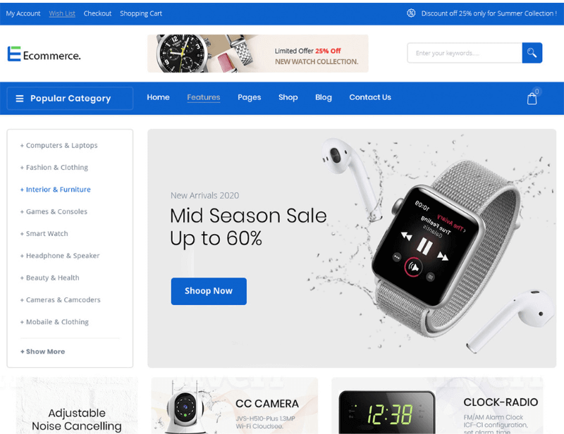 Magazin Online BiT4U E-Commerce 3 Website BiT4U