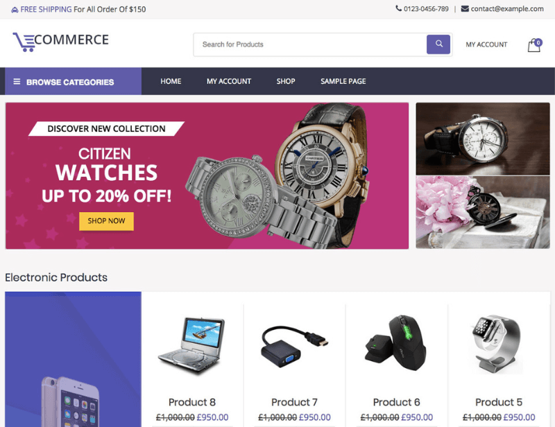 Magazin Online BiT4U E-Commerce Website BiT4U