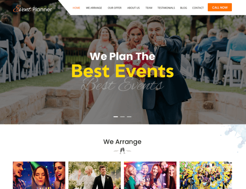 Site de Prezentare BiT4U Event Planner Website BiT4U