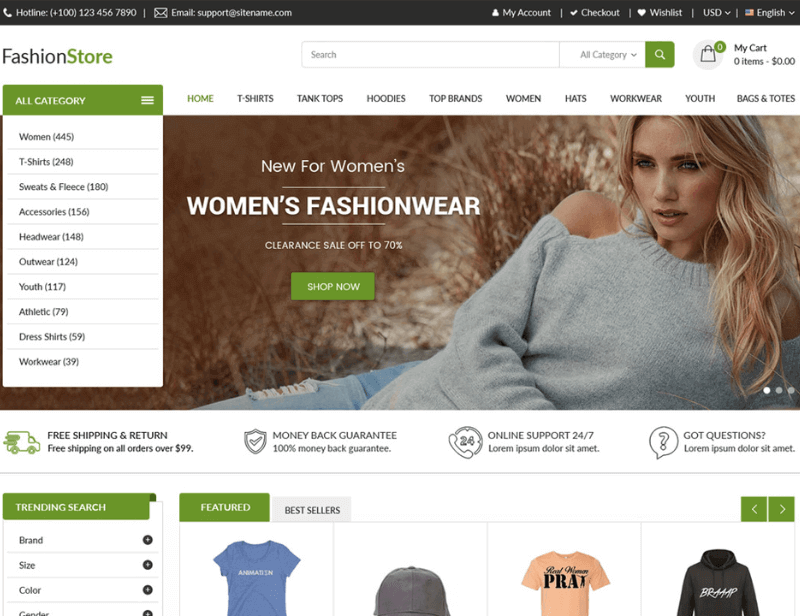 Magazin Online BiT4U Fashion Shop Website BiT4U