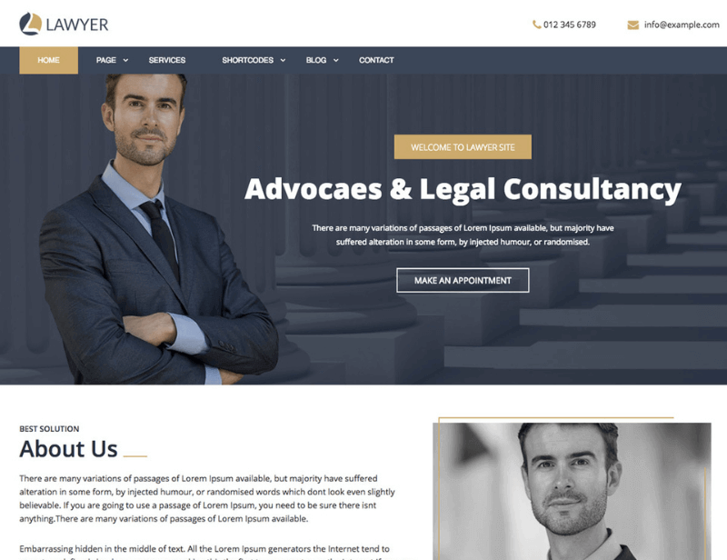 Site de Prezentare BiT4U Lawyer Website BiT4U