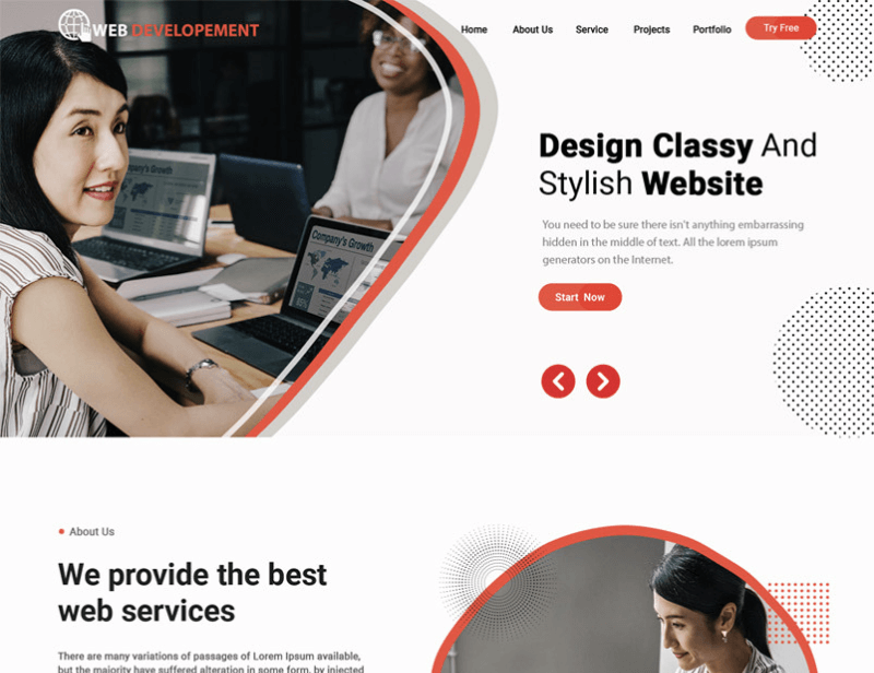 Site de Prezentare BiT4U Software Development Website BiT4U